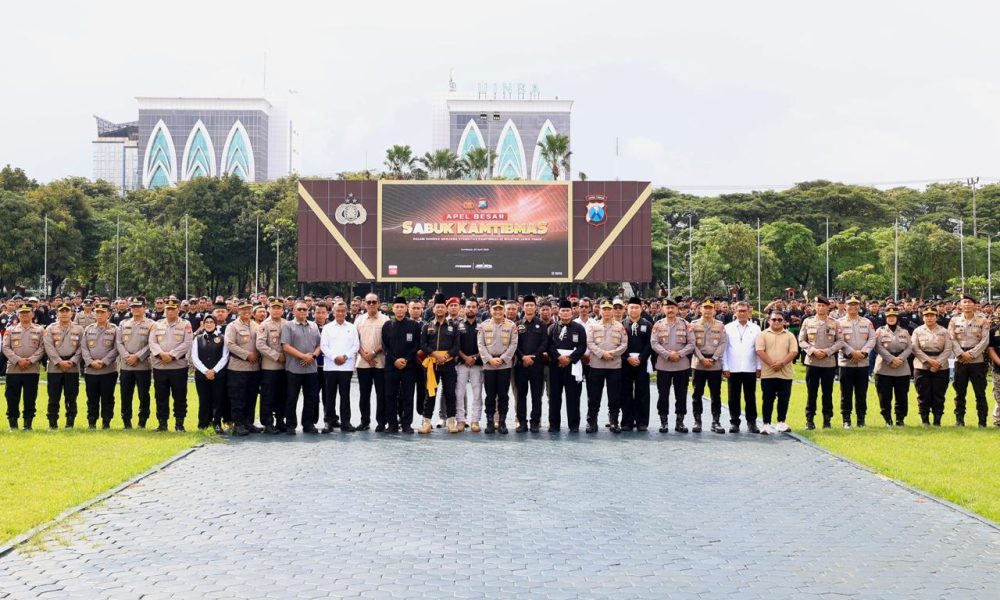 Polda Jatim Gelar Apel Besar Sabuk Kamtibmas, Libatkan 186 Ribu Mitra dari Berbagai Elemen