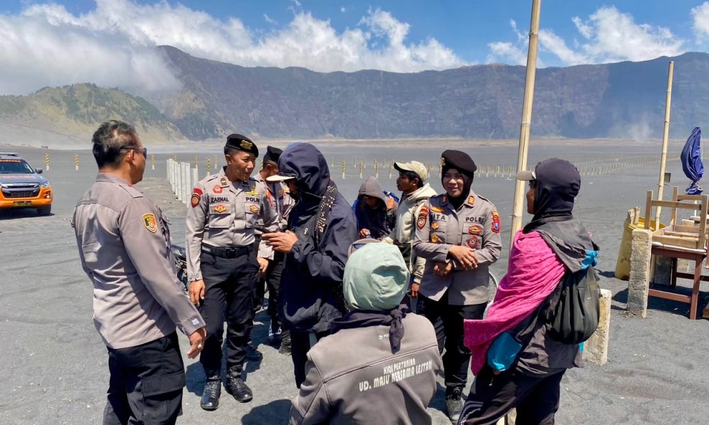 Bromo Kembali Dibuka untuk Wisatawan, Polres Probolinggo Beri Atensi Khusus Pencegahan Karhutla