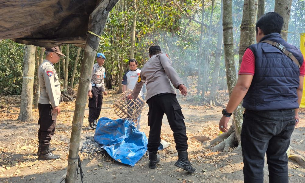 Respon Cepat Aduan Masyarakat, Polres Kediri Bongkar Arena Sabung Ayam di Plosorejo