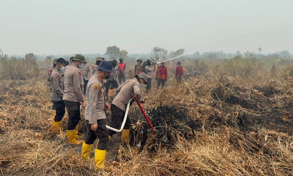 Polda Jambi Gunakan 1.400 Liter Cairan X-Fire untuk Percepat Penanganan Karhutla di Taman Nasional Berbak