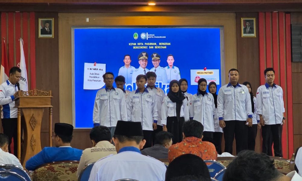Hadiri Pelantikan KIPAN, Polres Pasuruan Kota Ajak Pemuda Perkuat Pencegahan Narkoba